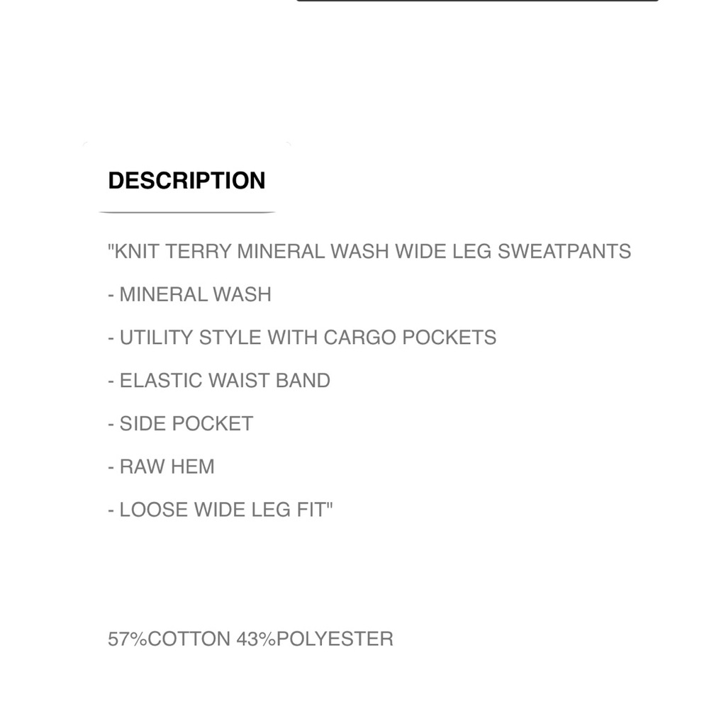 # 231 Mineral Washed Top Utility Pants - Picture 5 of 5